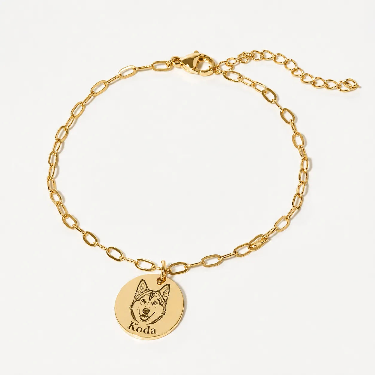 Paperclip Pet Face Bracelet