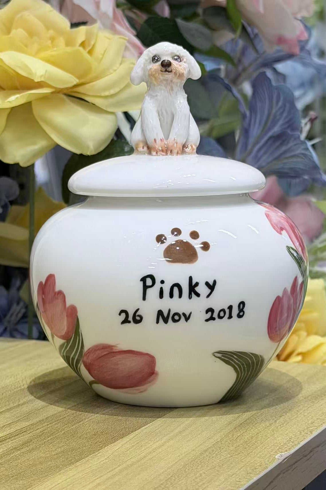Handcrafted Ceramic Pet Urn – A Lasting Memorial Made with Care