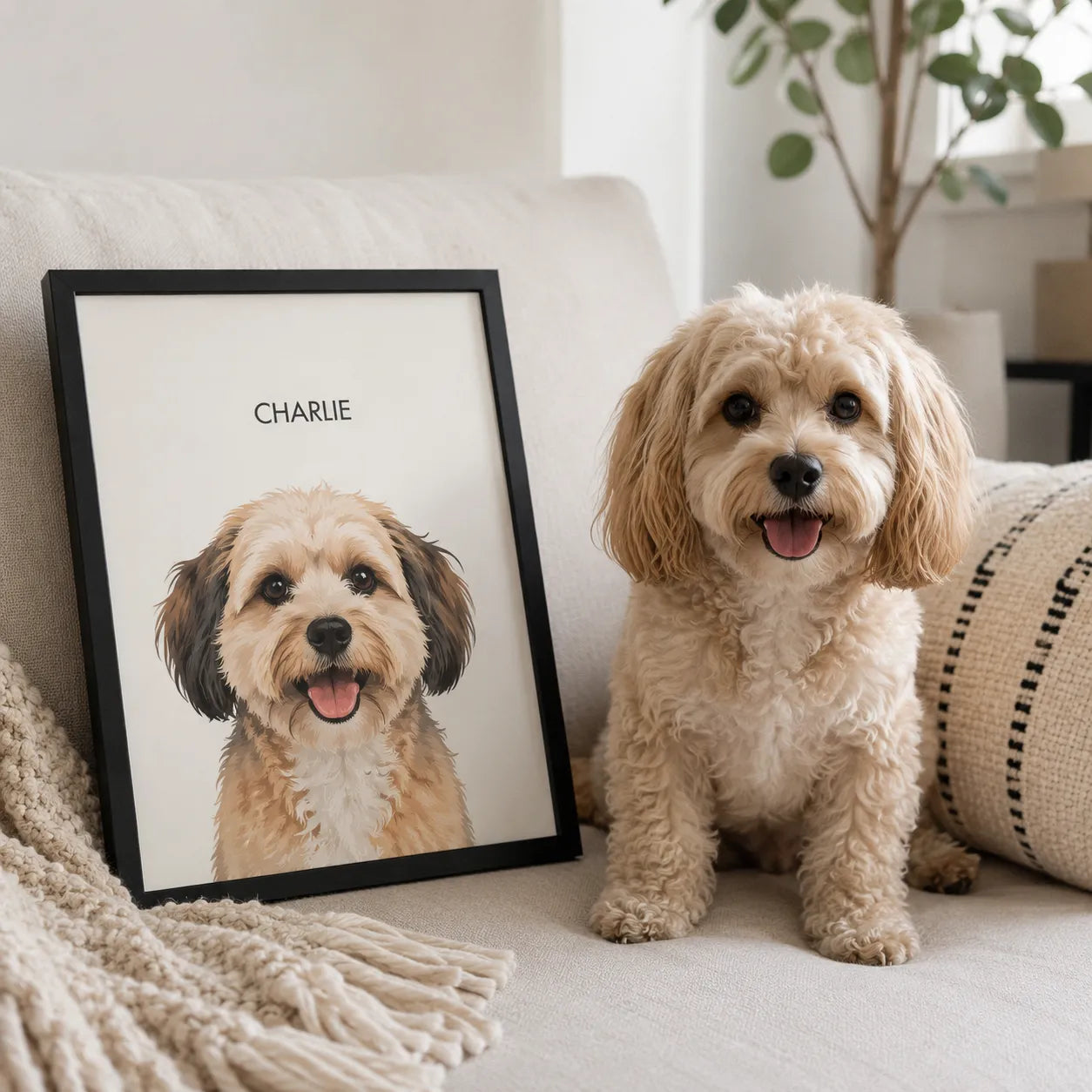 Custom Portrait for One Pet