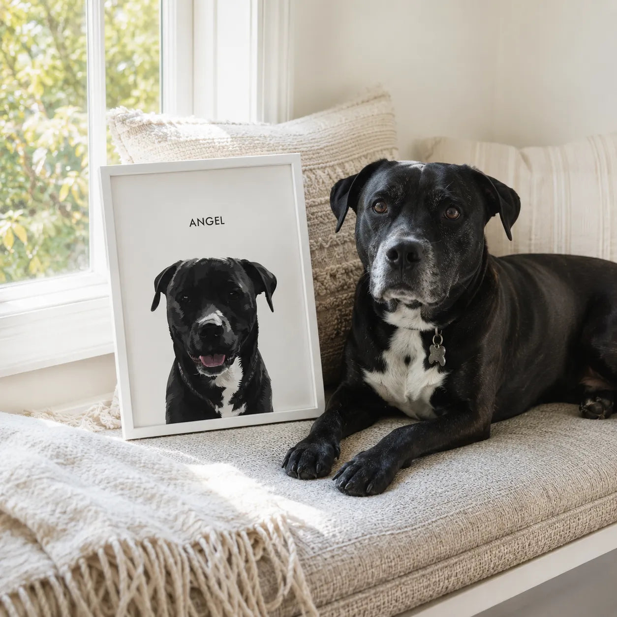 Custom Portrait for Three Pets